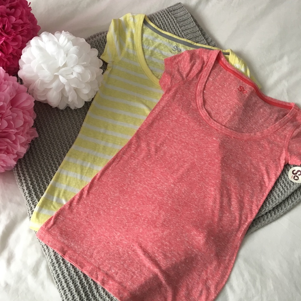 Yellow & Pink Tee’s
